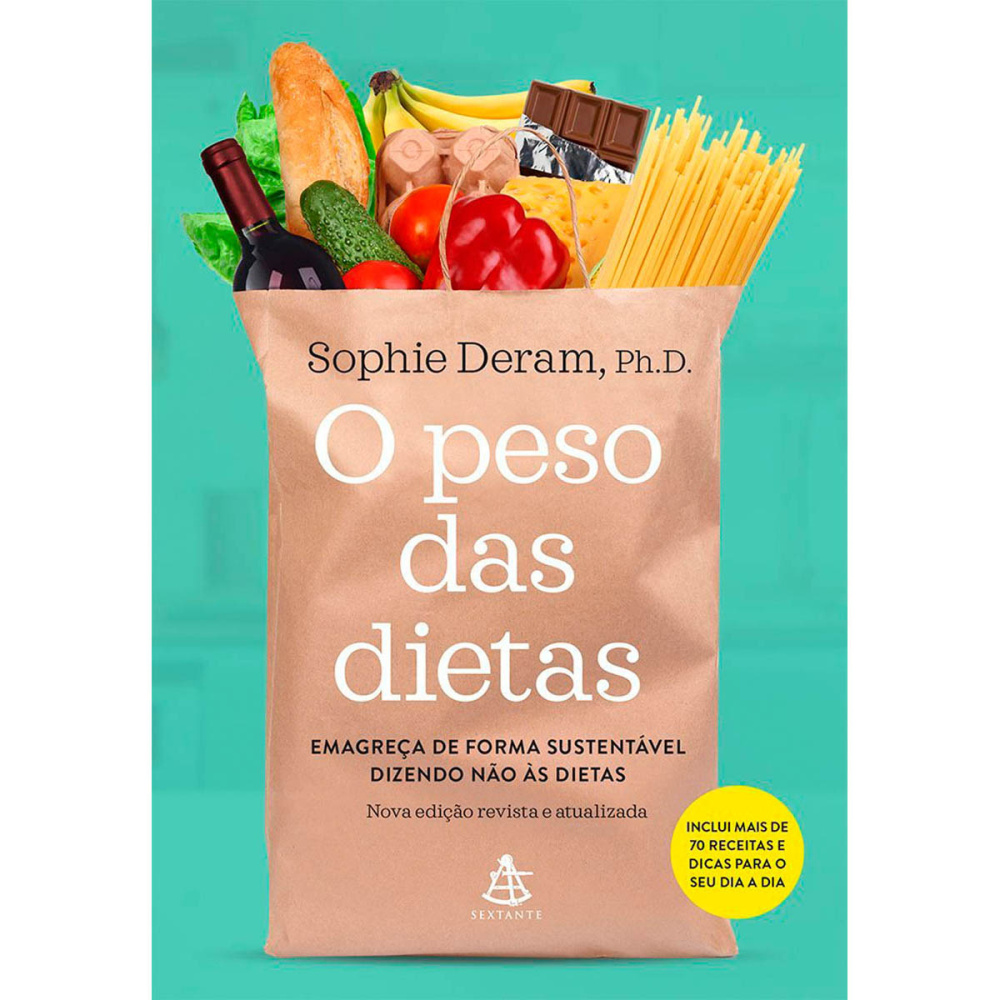 Capa oficial do livro O Peso das Dietas, de Sophie Deram