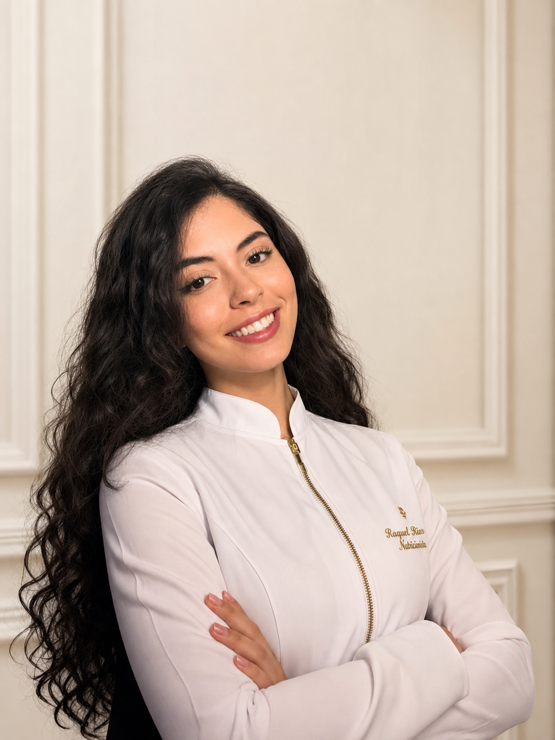 Raquel Marsico, nutricionista, em estúdio profissional